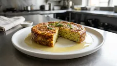 Flan de zapallito italiano al horno: liviano, húmedo y listo con un bowl