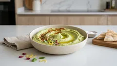 Hummus de palta bien cremoso: listo en minutos para el picoteo