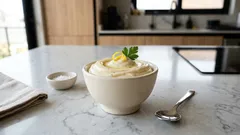 Mayonesa vegana casera en 10 minutos: cremosa, sin huevo y con leche de soya